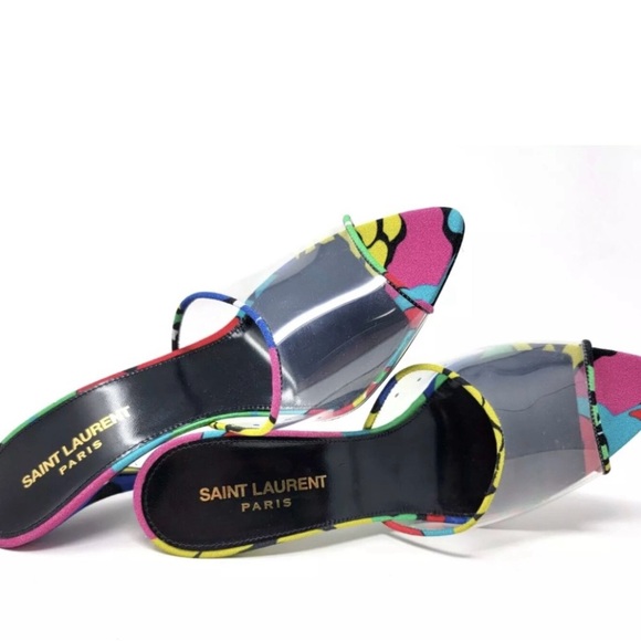 Saint Laurent Mules Size 6 NIB - Picture 3 of 10
